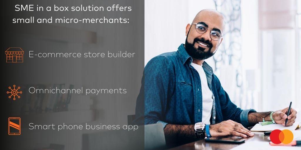 Our 'SME in a Box' solution enables #smallbusiness owners to access a wide range of financial services including an #ecommerce store builder and #digitalpayment solutions from an easy to use smartphone app. Read more: mstr.cd/3hZ6uvN