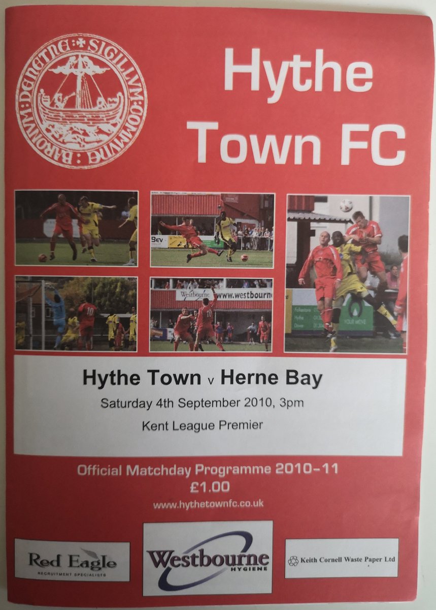 TonyHom33's tweet photo. @NonLgeProgs
#HProgs
#OTD 2010 @HerneBayFC travelled to #Reachfields to play @hythetownfc in a #KentLeague game. #DannyLawrence put #TheBay 2-0 up. Hythe fought back to clinch a 2-2 draw. Both teams now @IsthmianLeague
@07DL
https://t.co/jHgagMQckK https://t.co/h9g8OSLzwS