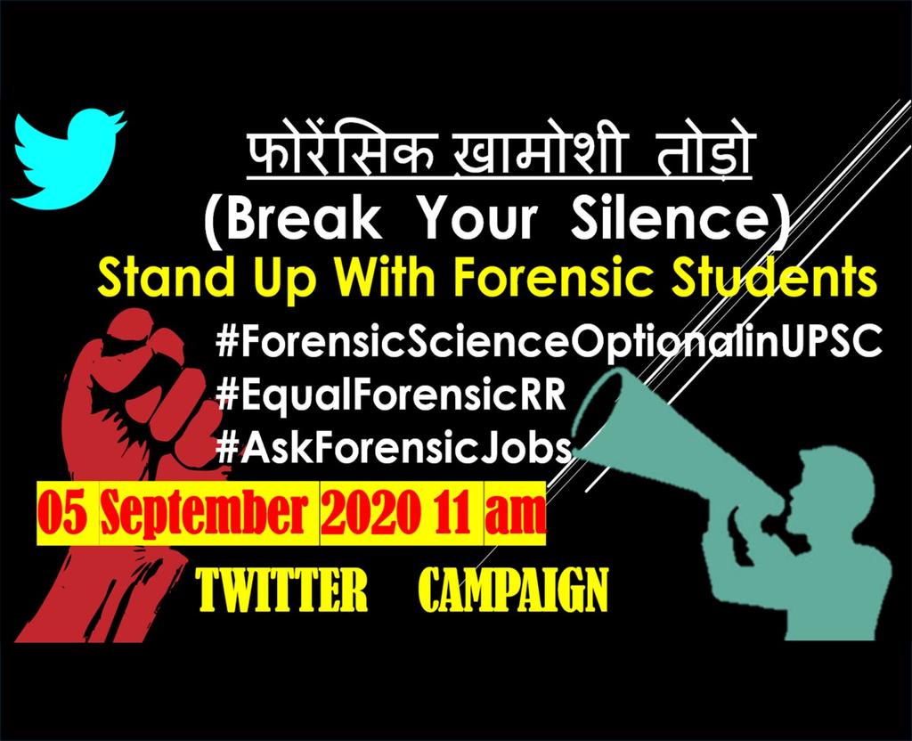 ShubhamFS_offic's tweet photo. Plz support us 
#forensics_students 
#AskForensicJobs https://t.co/S3bfmmSi6C