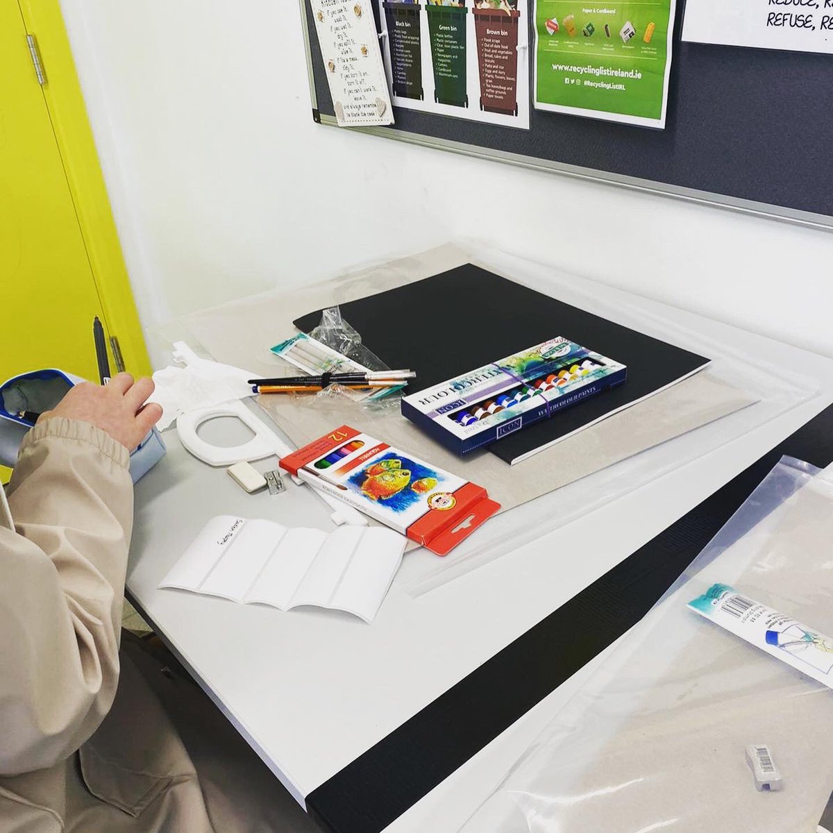 galwayetss's tweet image. Excitement in 2nd year art today! Unpacking and labeling individual art kits 🎨 #JctVisualArt #embracingcreativity @jctVisualArt