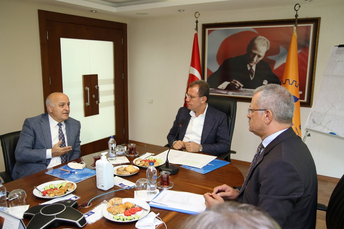 mersintso's tweet photo. Mersin Ticaret ve Sanayi Odası (#MTSO) Yönetim Kurulu Başkanı Ayhan Kızıltan ve Meclis Başkanı Hamit İzol, Mersin Büyükşehir Belediye Başkanı Vahap Seçer ile birlikte Mersin Tarsus Organize Sanayi Bölgesi’nde (#MTOSB) bir dizi temasta bulundu. https://t.co/3zXL1RhxAN
