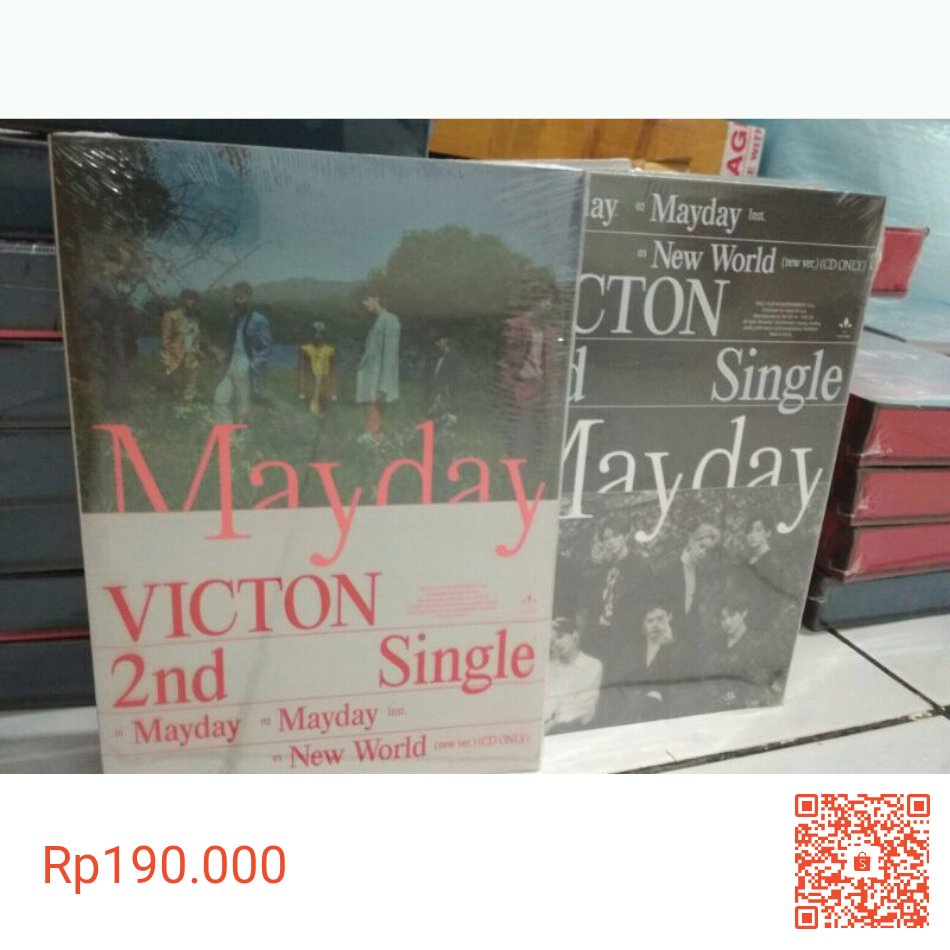KPop_Stores's tweet photo. Temukan dan dapatkan READYSTOK VICTONSingle Album Vol.2 [Mayday hanya Rp190.000 di Shopee sekarang juga! https://t.co/h7NRaOYKFA #ShopeeID https://t.co/wfVXfSCQYL