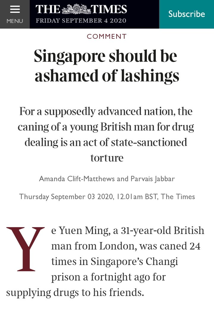 goodthings_2017's tweet photo. Stfu. You went to singapore and broke the rules. Bear the fucking consequences. Theres a reason singapore doesnt have a drug problem, the same cant be said for britain https://t.co/5W3onZNpyw