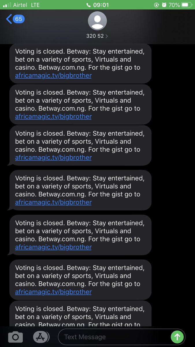 2muchAkanni's tweet photo. This will be the greatest fraud ever.

We demand an explanation &amp; a refund  from d authorities concerned. @BBNaija 
@DeloitteNigeria 
Your voting lines closed 10:PM, I sent my last SMS voting 45min before d deadline.

We can’t let dis slide for real. 

 #DeloitteWhereAreOurVotes https://t.co/zQ63oSKGL8
