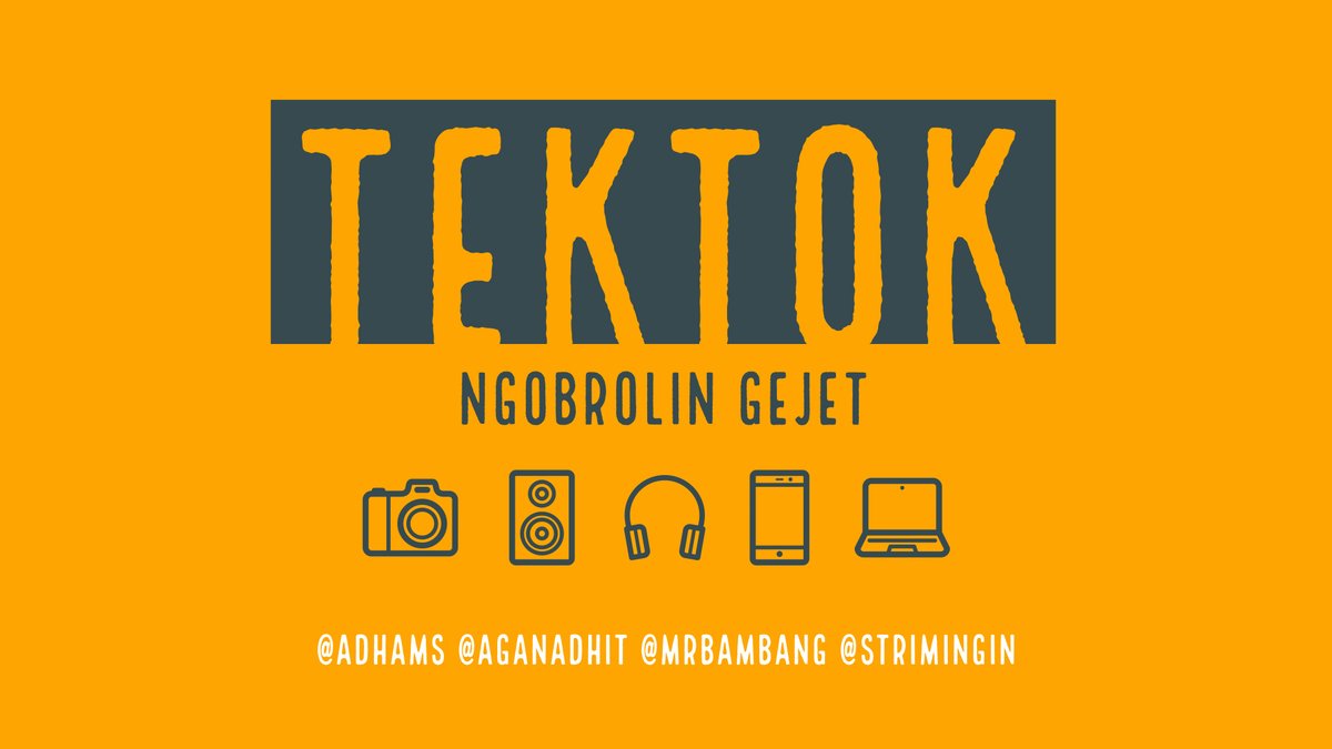 strimingin's tweet photo. Ntar malam jam 7 ada #TekTokID bareng @adhams @mrbambang @aganadhit , kemudian lanjut jam 9 #SelectStartLive bareng @prdptngrhnt #demikonten https://t.co/NkYdUafBzt