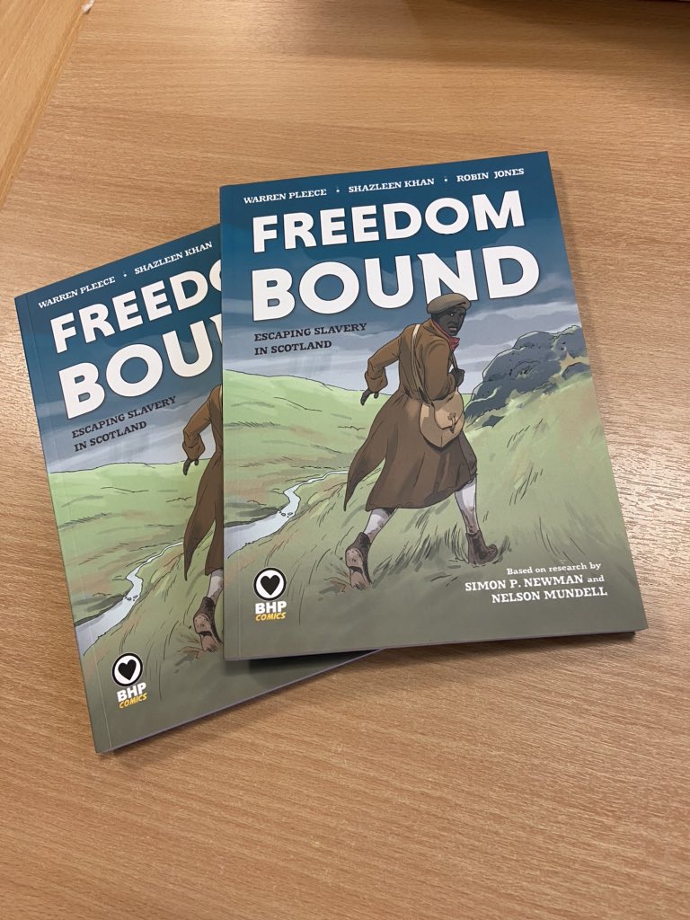 CglenEnglish's tweet photo. Thanks to fellow English teachers on Facebook we discovered a full set of these fantastic #graphicnovels in our History departments! ๐ฑ Thank you so much to @cglenhistory for the donation - canโt wait to create resources on this @UofGlasgow #freedombound #BLM ๐๐ https://t.co/Sq2s0ROFat