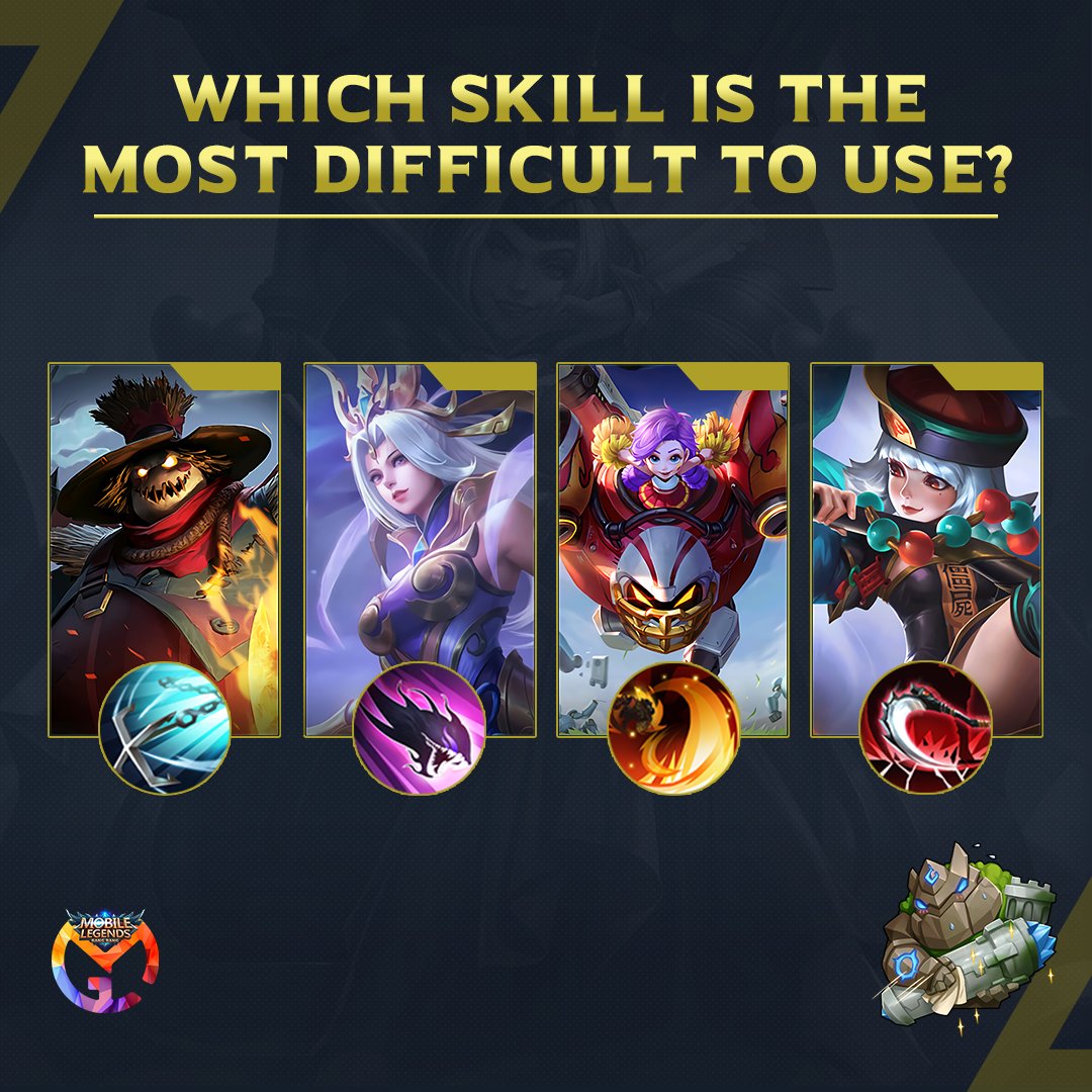 MobileLegendsOL's tweet image. Which skill is the most difficult to use?⁣

MGL Designer:  petramunchx

#MobileLegendsBangBang #MGL #mlbbmgl