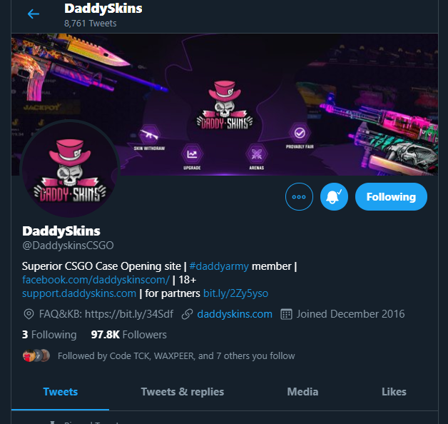 GucciStole's tweet photo. @DaddyskinsCSGO https://t.co/gpom1IGgBK