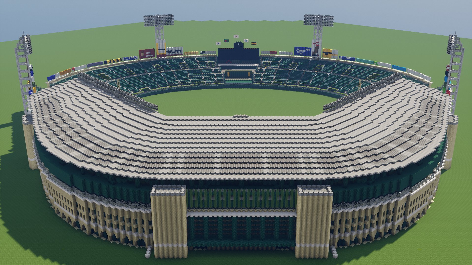 サル山 Games Minecraftで阪神甲子園球場を作ってみました マイクラ建築 Tigers T Co 2sm08qmiam Twitter