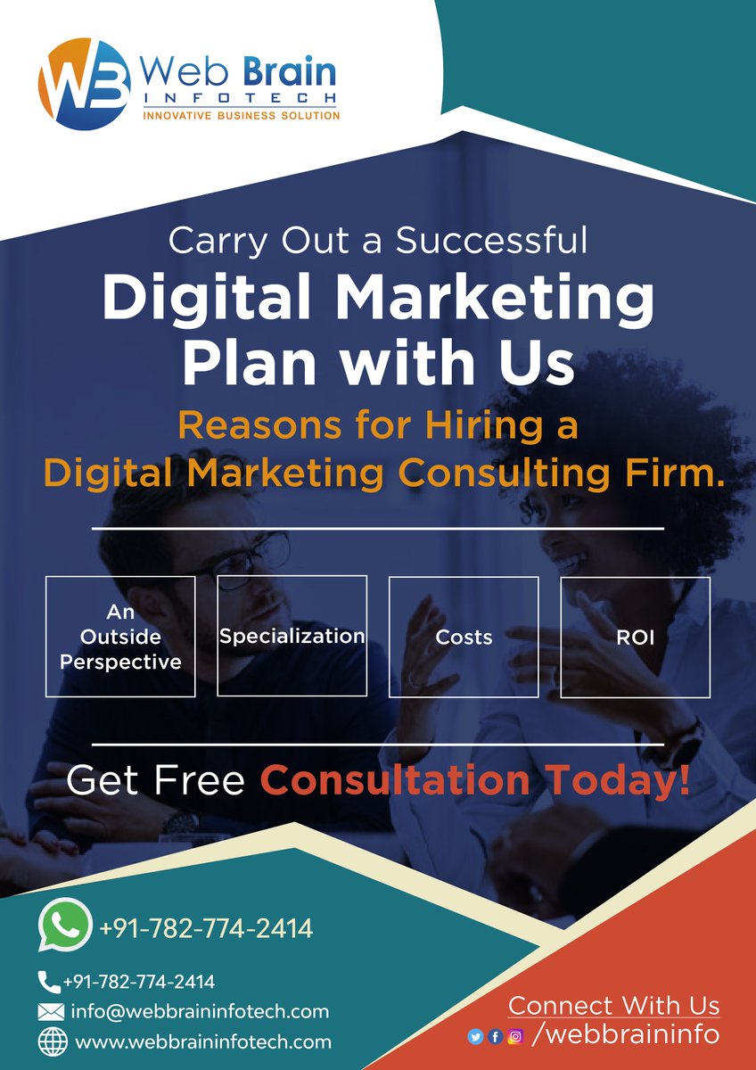 webbraininfo's tweet photo. We help you create a #successful #digitalmarketingplan for your business. Our digital marketing plan contains #SEO, #analytics, #webpositioning, #strategies, #socialmedia, #goals, and #metrics. https://t.co/cQdOgVPBKN