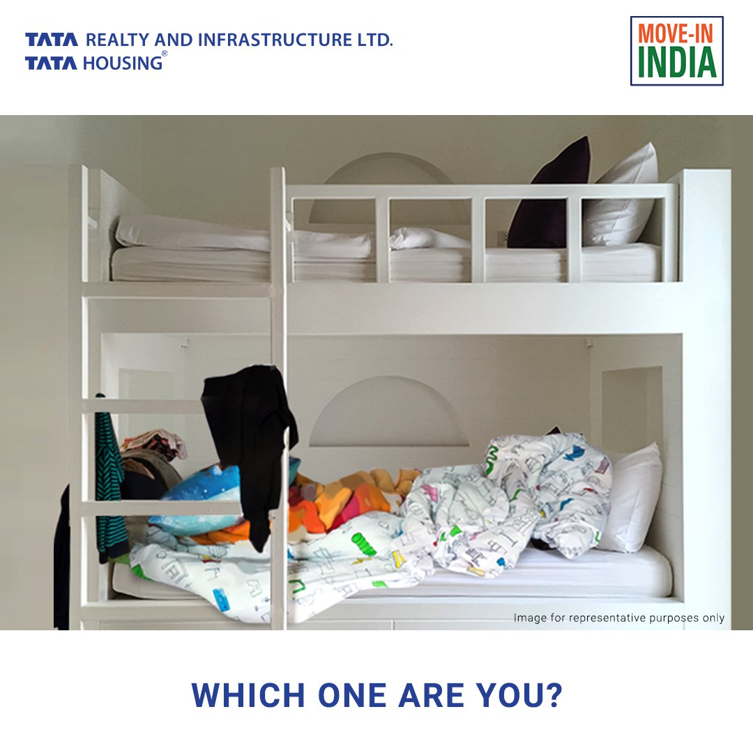 tata_housing's tweet photo. So annoying when your sibling has everything in order and you are yelled at for not being the same right?
We feel you, because it is #KahaaniGharGharKi 😉
PS: Messy or Organised - which one are you?
#MoveInIndia #TataHousing #TataRealty #HappyPlaceCalledHome #Nostalgia https://t.co/cuGfCFjdbY