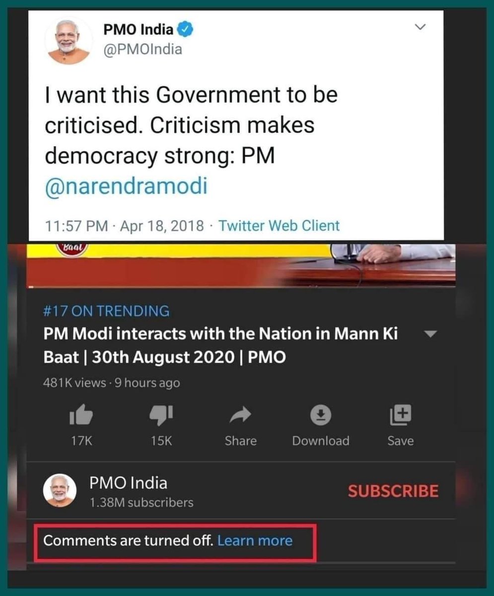 flawsome_guy's tweet photo. No difference! 
#YuvaDislikeModi https://t.co/gMPa3VPyGr