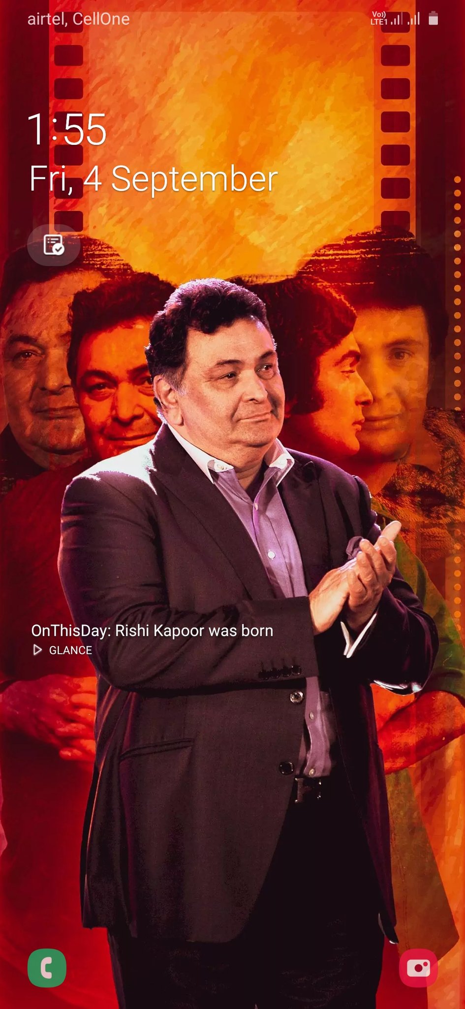 Happy birthday to legendary personality...you lives in my heart always Rishi kapoor 
