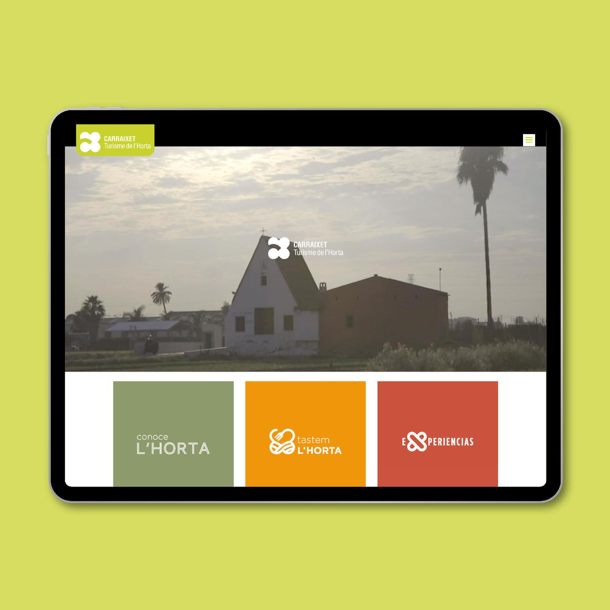 Digitwits's tweet photo. ✍️ #diseñoweb para Turisme Carraixet. Para su #web hemos tenido en cuenta que su estrategia es la de promover el turismo en la huerta, por lo que se ha trabajado para destacar todos sus recursos patrimoniales, paisajísticos y gastronómicos. 

Más info ➡️ https://t.co/59jogZSmTT https://t.co/OQvjNeEFdL