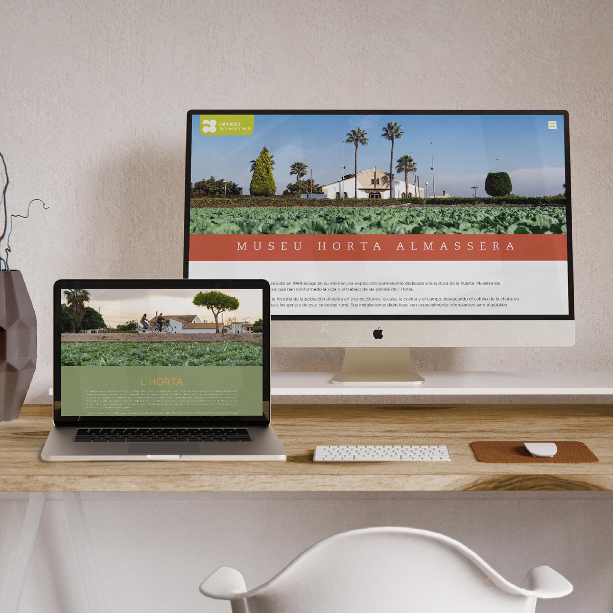 Digitwits's tweet photo. ✍️ #diseñoweb para Turisme Carraixet. Para su #web hemos tenido en cuenta que su estrategia es la de promover el turismo en la huerta, por lo que se ha trabajado para destacar todos sus recursos patrimoniales, paisajísticos y gastronómicos. 

Más info ➡️ https://t.co/59jogZSmTT https://t.co/OQvjNeEFdL