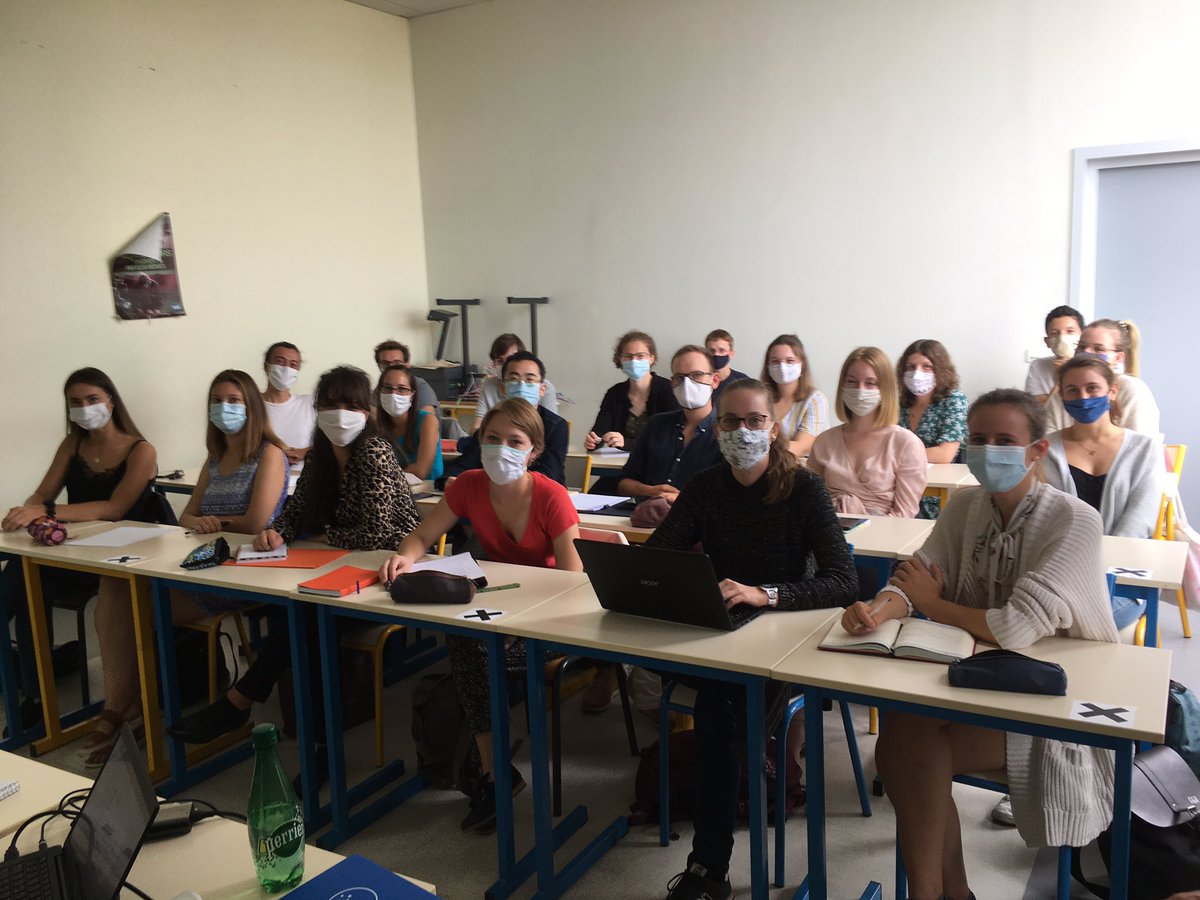 Accueil hier de la nouvelle promo #Métatox #AgroParisTech 👍😃😷