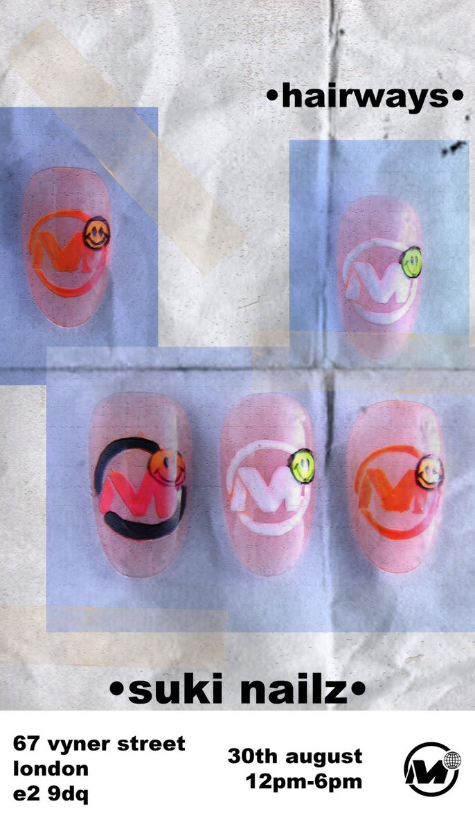 MinusTwoGlobal's tweet photo. Suki Nailz posters for •hairways• pop up barbershop https://t.co/LRj9GPrFu4