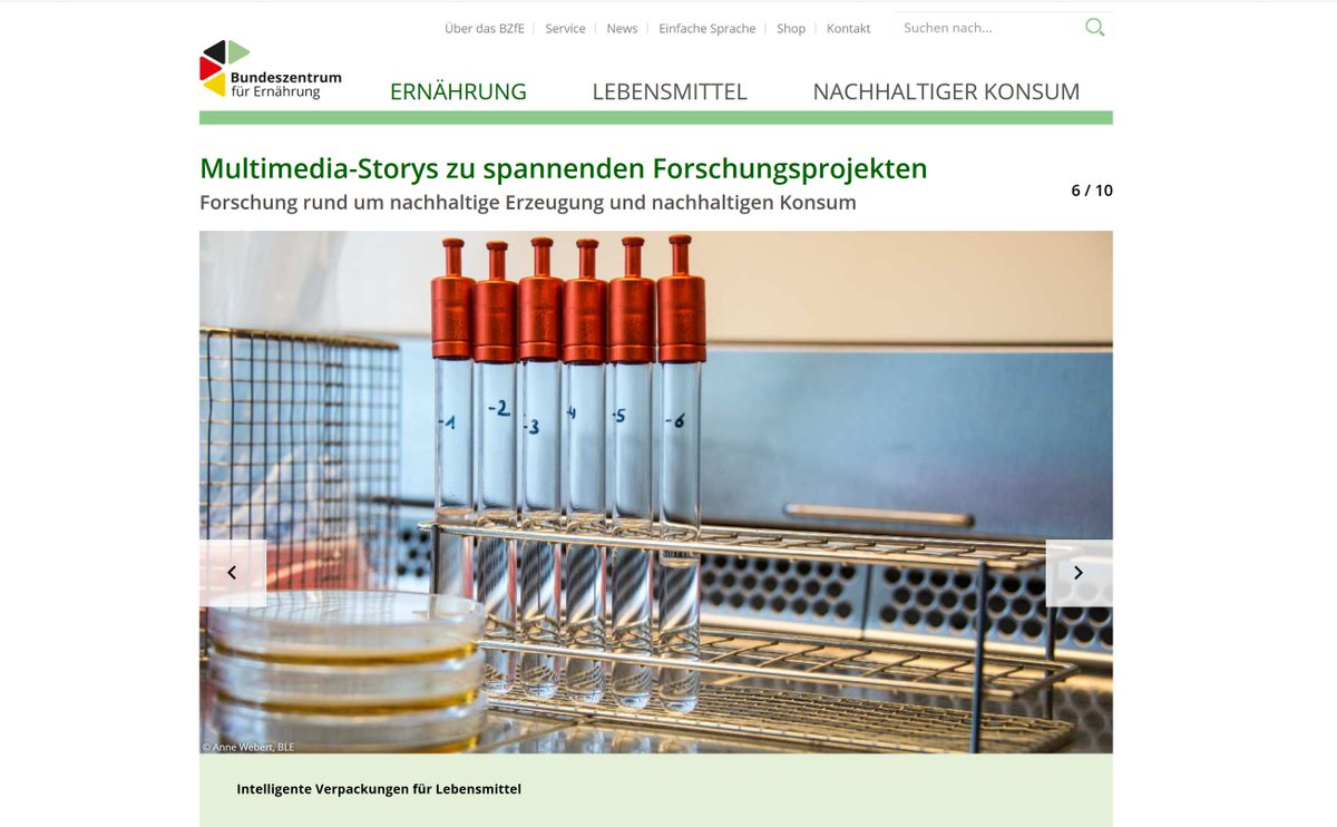 bzfe_de's tweet photo. #BERTA20: In der #Multimediastory zum Projekt „FRESH“ wird gezeigt, wie eine neuartige #Verpackungsfolie, bei empfindlichen Lebensmitteln wie #Fleisch- und #Fisch|produkten durch einen Farbwechsel den #Frischegrad anzeigen kann https://t.co/lJvrxwKJQa @bmel
#Sonderausstellung https://t.co/DJ4CcQPztE