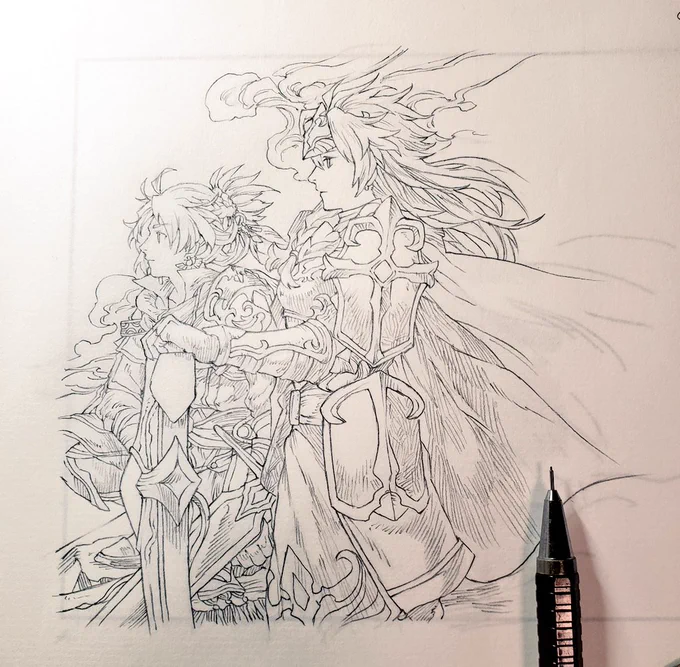 ぱぴ寿司たいけんばん起動画面を描いています 
