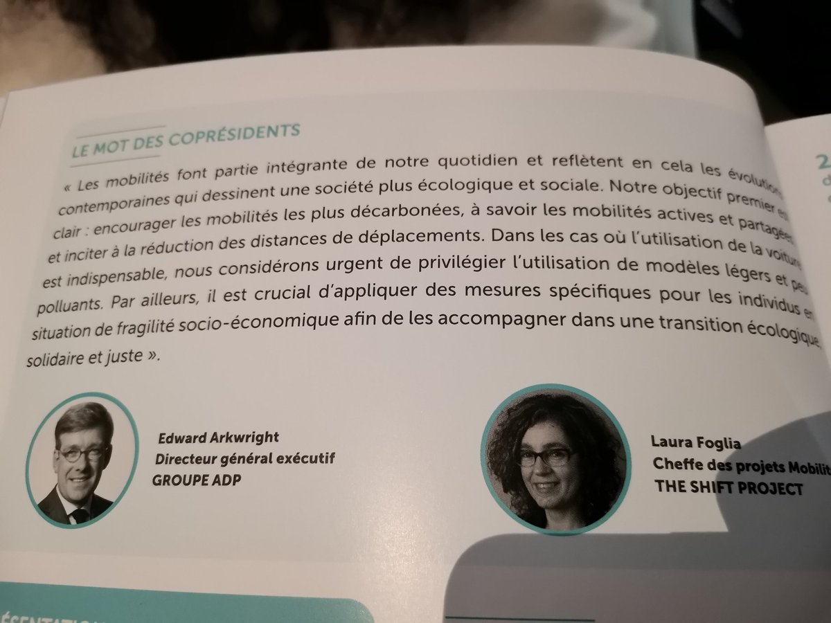 Des propositions fortes et pragmatiques sur les #mobilités soutenables co-construites avec <a href="/GroupeADP/">Groupe ADP</a>. #ForumGiverny #RSE