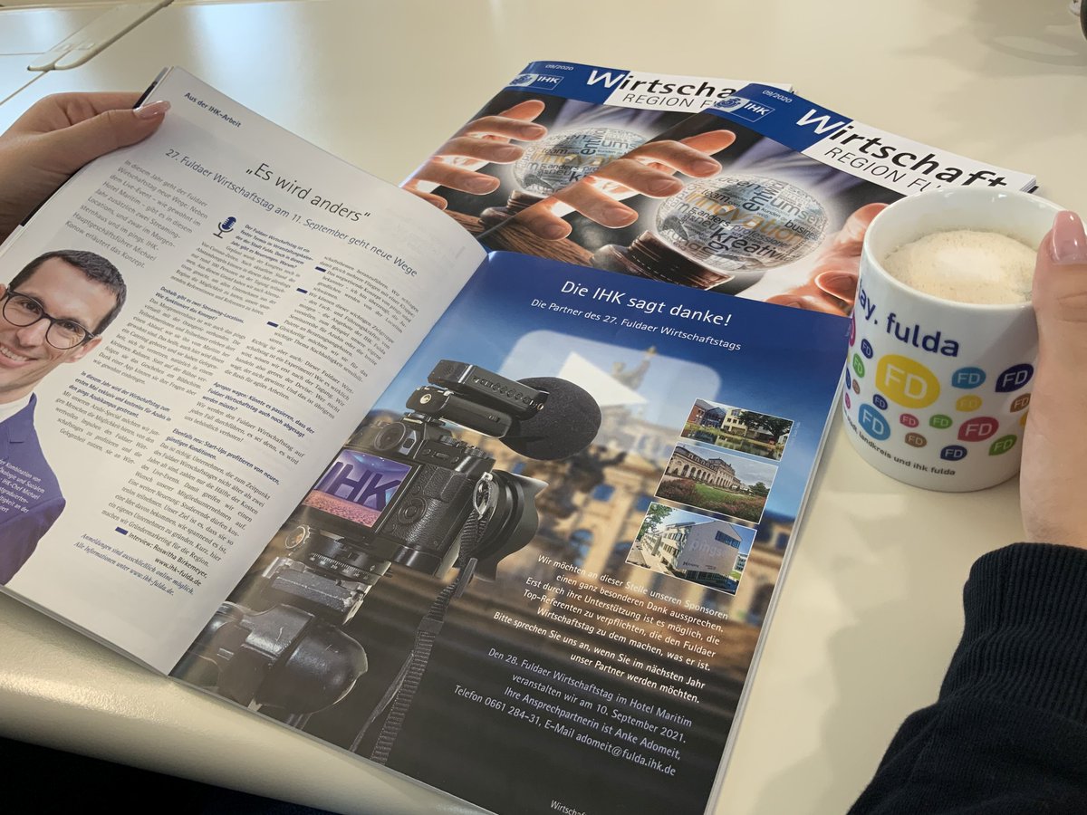 ihkfulda's tweet photo. Lesestoff fürs Wochenende: Die neue Ausgabe der #WirtschaftRegionFulda mit @GOettingerEU und @MichaelKonow im Interview zum #FuldaerWirtschaftstag
Jetzt online lesen unter https://t.co/8zwHX0puXJ oder in der App https://t.co/a8dJRvTMAZ 📰🧐 https://t.co/ZzCCsaZcyI