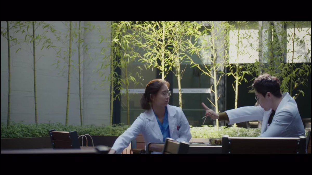 Episode 3 Yukjeon Scene: Dr. Jang had brought Dr. Lee Ikjun some Yukjeon from Gwangju. When she noticed Dr. Lee coughing she instinctively offered him some water. This indicates how quick Dr. jang responds to people in potential danger. That is one of the traits of a great doctor