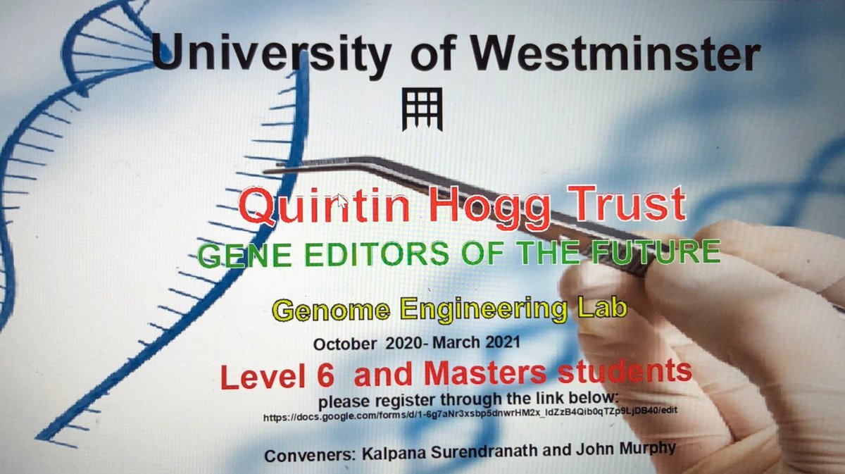 GenomeEngineeringLab UoW tweet media