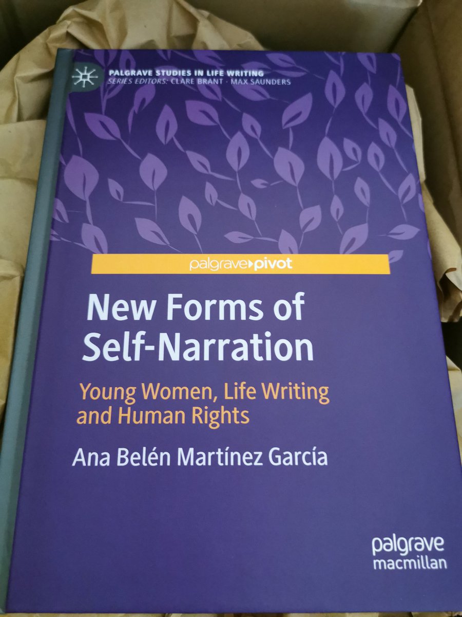 AnaBMartinezG's tweet image. Hot off the press! Just got my first copies of my book New Forms of Self-Narration: Young Women, Life Writing and Human Rights. Really excited to see this in print and hold it in my hands😊. Thank you all for your support @PalgraveLit @SpringerNature @LifeWritingKCL @ISSAUNAV...