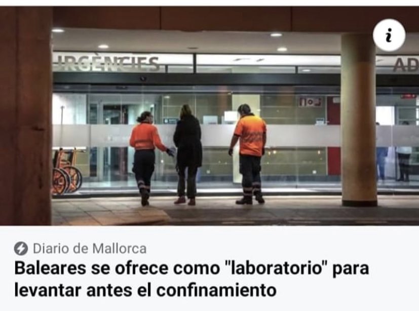JoanFrau90's tweet photo. Dia 7 d’abril es publicava aquesta notícia. El @goib volia posar en risc la salut de les Balears .... ara mesos després,  nosaltres som els culpables i nosaltres pagam les conseqüències. https://t.co/yYZOmVM7sr