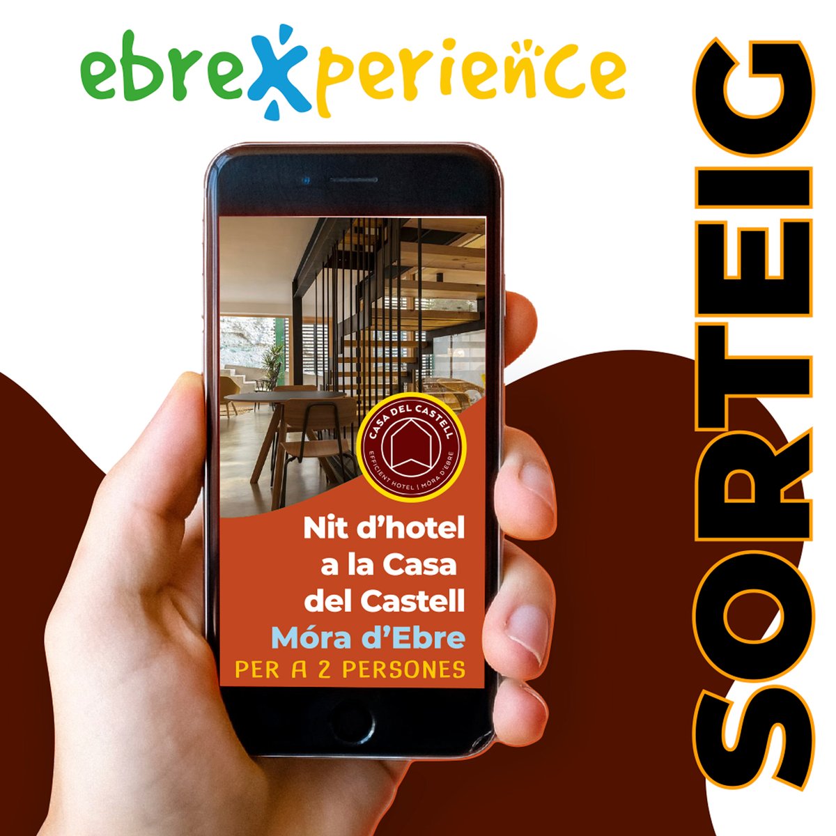 #SORTEIG 🏰

Voleu passar una nit a l'Hotel <a href="/casadelcastell/">Casa del Castell</a> de Móra d'Ebre? Només heu de:

1⃣ Seguir-nos
2⃣ Retuitar aquest tuit

Teniu fins el 09/09 i el guanyador es farà públic el 10/09 a les xarxes d'#ebreXperience i al Diari <a href="/MesEbre/">Diari Més Ebre</a>.

Molta sort a tothom! 🍀