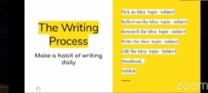 ireadnetwork's tweet photo. When you write, you are also thinking. The more you write, the more you understand - @PeluAwofeso 

#NIBF2020
#WritersCraft
#iWrite
#ChildrenWriter
#BookLovers
#Publisher
#iRead https://t.co/I64Mco7rOL