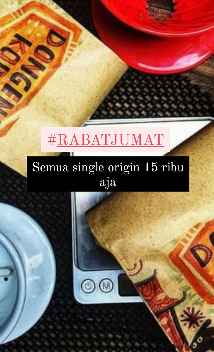 dongengkopi's tweet photo. Jumat hari tersemat rabat jumat di #godkj! Ngopi lebih hemat https://t.co/IWNnpCY4dv