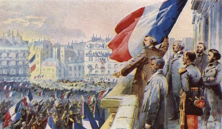 4 septembre... comme le 4 septembre 1870, jour de Proclamation de la IIIe République.Profitons de cette date pour expliquer brièvement comment la naissance de la IIIe République illustre notre thèse (avec  @saintvictor75) d’un républicanisme français pluriel et dialectique.