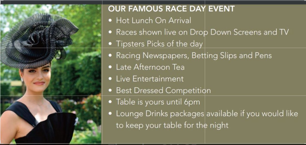 The Sir Thomas (@thesirthomasliv) on Twitter photo Our Famous Race Day Event will take place next weekend!
Friday 11th and Saturday 12th September 2020 - 12 noon onward's.
Now the kids are back at school, its time for you to kick back and relax!
Call today to book or email events@thesirthomas.co.uk for further details 236 1366 Our Famous Race Day Event will take place next weekend!
Friday 11th and Saturday 12th September 2020 - 12 noon onward's.
Now the kids are back at school, its time for you to kick back and relax!
Call today to book or email events@thesirthomas.co.uk for further details 236 1366