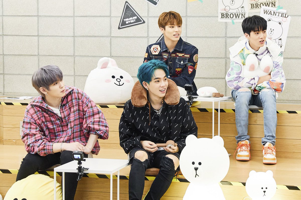 _LINEFRIENDS's tweet image. We've had this on repeat umm... Twelve times?
'Cause once just wasn't enough. 👀

If you haven't watched #TREASURESTUDIO EP01,
check it out NOW!
👉 lin.ee/YLVPeak/hntj

💎TREASURE STUDIO💎
Every Tuesdays &amp;amp; Fridays, 11AM (KST)

#TREASURE #TREASUREMAKER
#YG #LINEFRIENDS