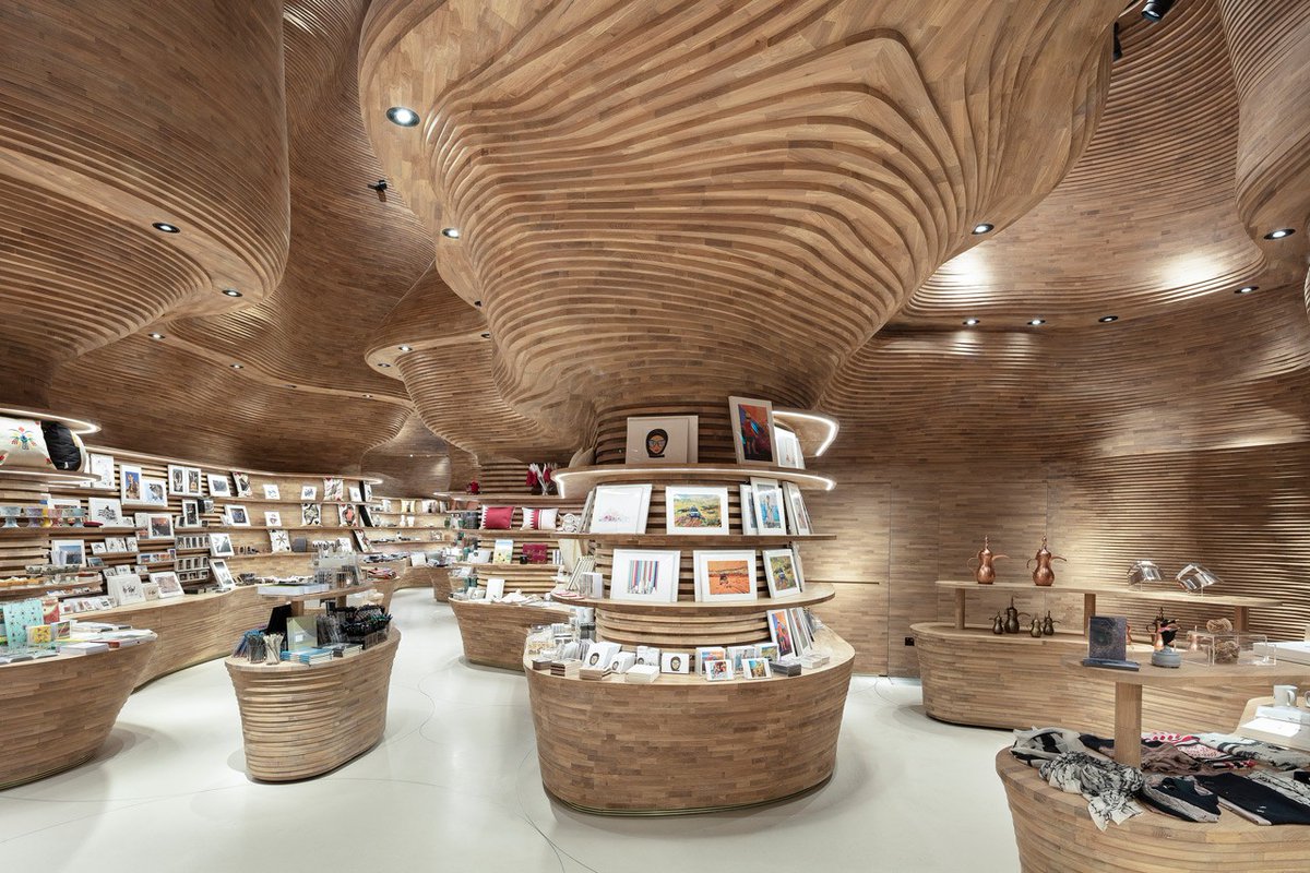 themastermakers's tweet photo. An impressive example of an organic interior achieved through the use of wood....National Museum of Qatar
#nationalmuseumqatar #retail #retaildesign #MasterRetail #design
https://t.co/kAd9lC3OIk https://t.co/Jj0UCEAGZg