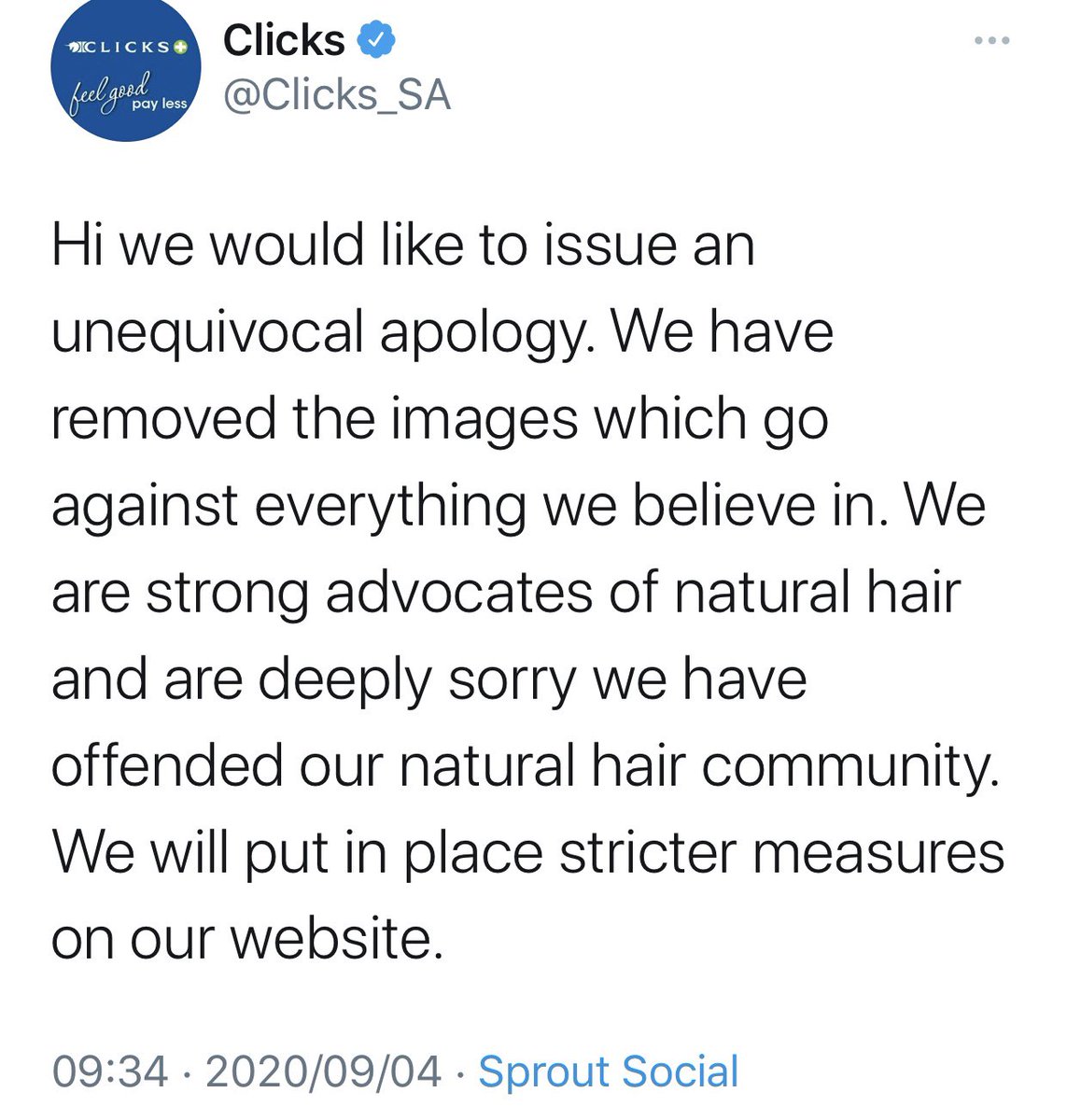 EricanSA's tweet photo. RT if you not accept fake apology from Clicks. https://t.co/ecy97FwKTX