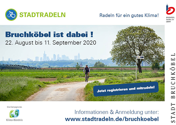 Wow: Bruchköbel hat zum jetzigen Stand bereits 66.000km erradelt! 
Aber was meint Ihr? Da geht noch mehr, oder? 
Meldet euch unter stadtradeln.de/bruchkoebel an, macht etwas Gutes für das Klima und seid Teil der tollen Aktion! #klima #stadtradeln #bruchkoebel #stadtwette