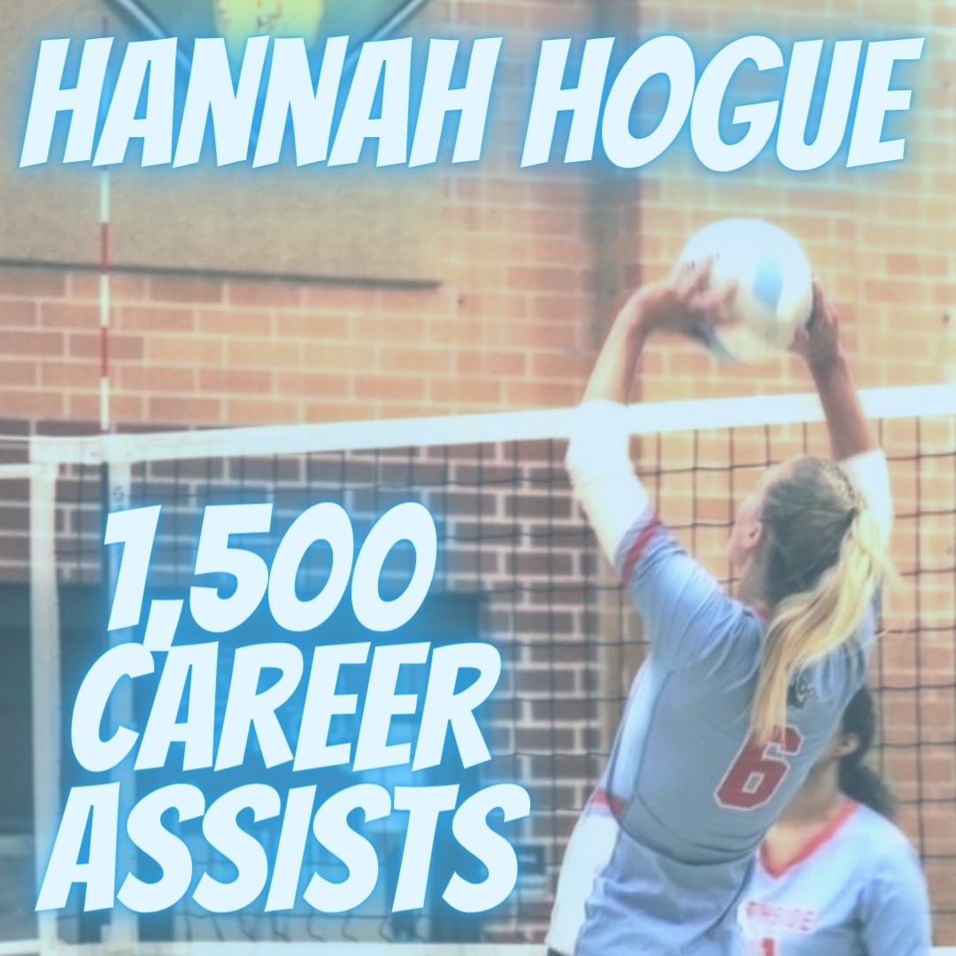 SHSVballGoMavs's tweet photo. In last night's win over Rogers, senior setter Hannah Hogue surpassed 1,500 career assists as a third-year starter at Southside! 💙 Congrats, Captain! #GoMavsGo https://t.co/OAO9Snj6n2
