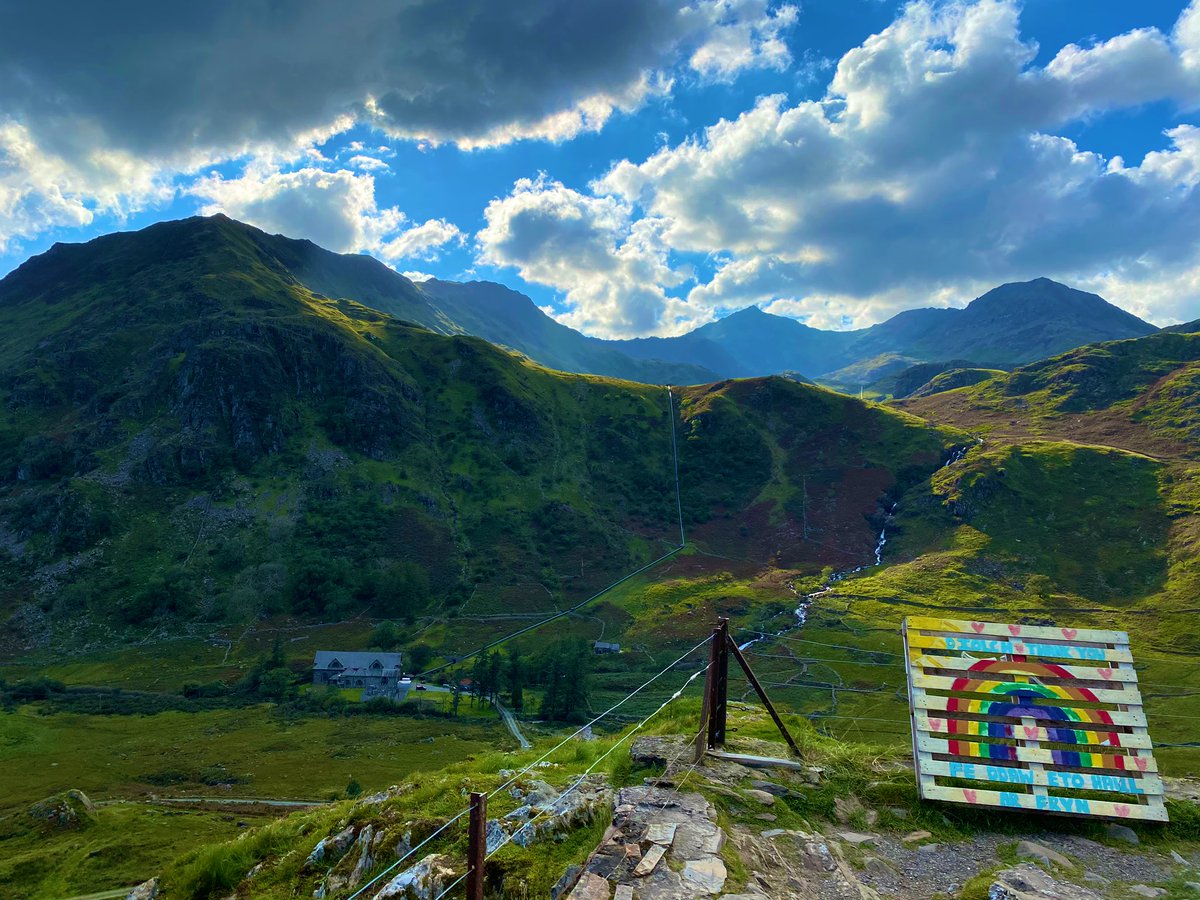 Thank you  @NHSuk (in Welsh) also on Mount Snowdon, Snowdonia, Wales.   #staycation  #viaggioinuk  #uktour  #britishtour  #ukstaycation  #summer  #britishsummer  #wales 