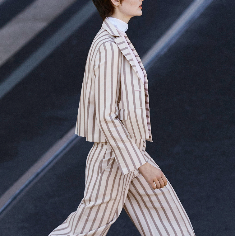 PiazzaSempione's tweet photo. Stripes on stripes on stripes 
#PiazzaSempione #PreFall20 collection https://t.co/6v6Z0P6P2m