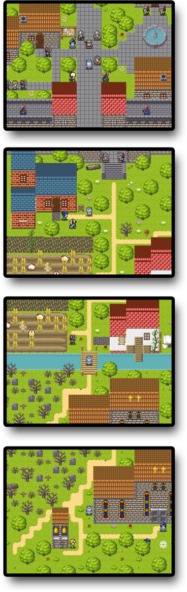 McLaren had made a nice pack of characters for WRPGE! It is a "Knights of King Wolf". You can download it from here: rpgmaker.pl/?co=download&t…