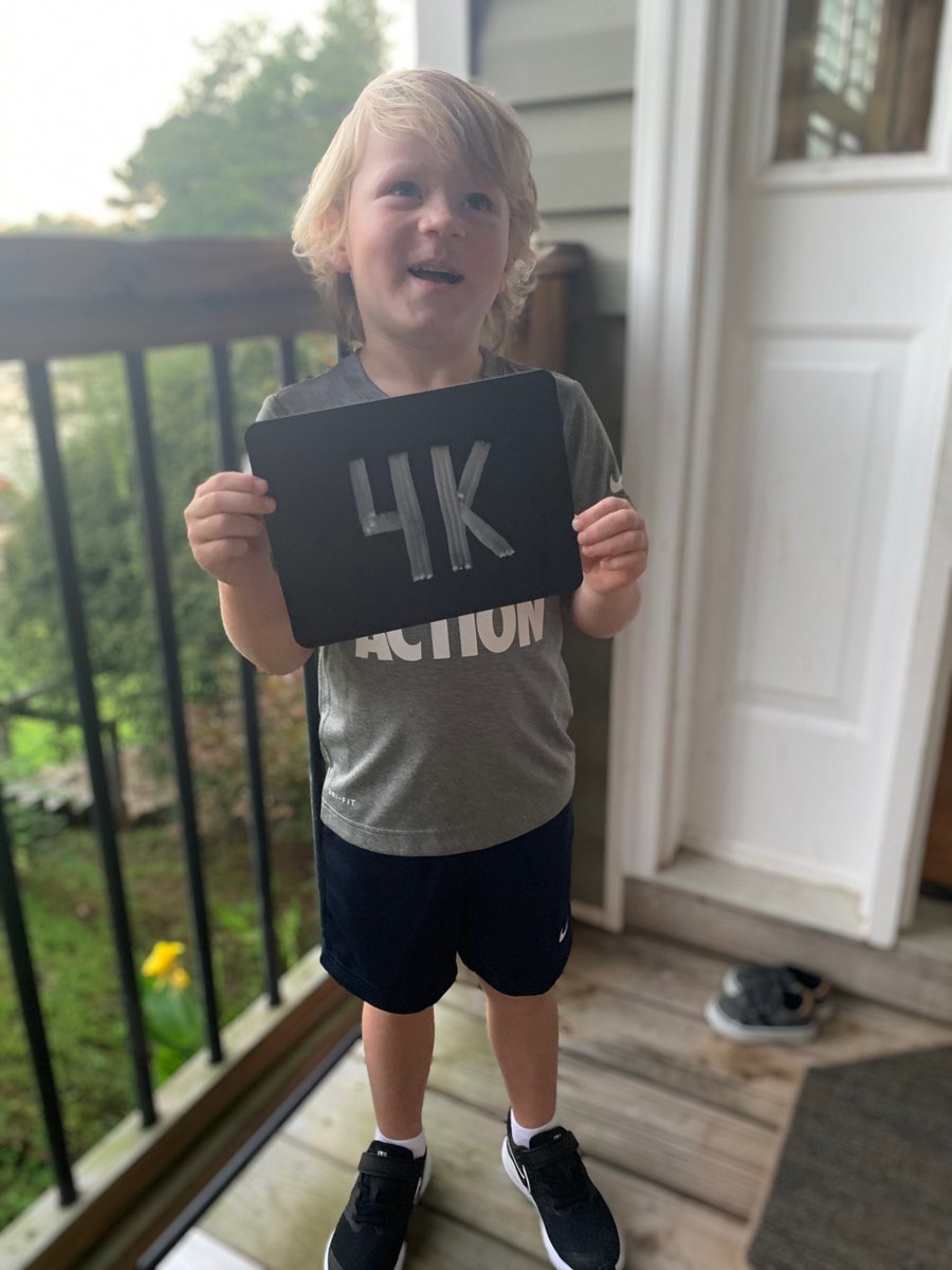 awwebb12's tweet photo. We dropped our Lanman off at 4K today to meet his teacher and some new friends! We are so proud of him! Man, where does the time go!? https://t.co/Xv0RGMzVO3
