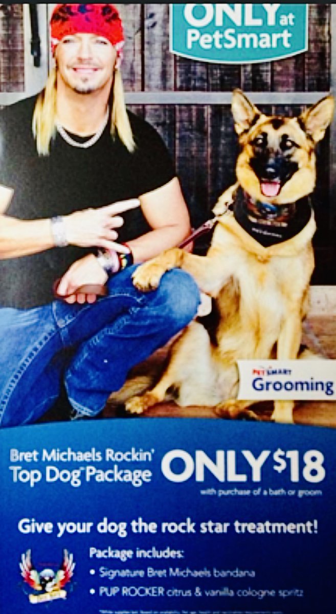 bretmichaels's tweet photo. https://t.co/V2DjDLBMVE #FlashbackFriday - Bret’s @PetSmart #PetsRock collection launch. #HappyBirthday 11th Phoenix! - Team Bret🤘🏻 https://t.co/Oz79ekyapJ
