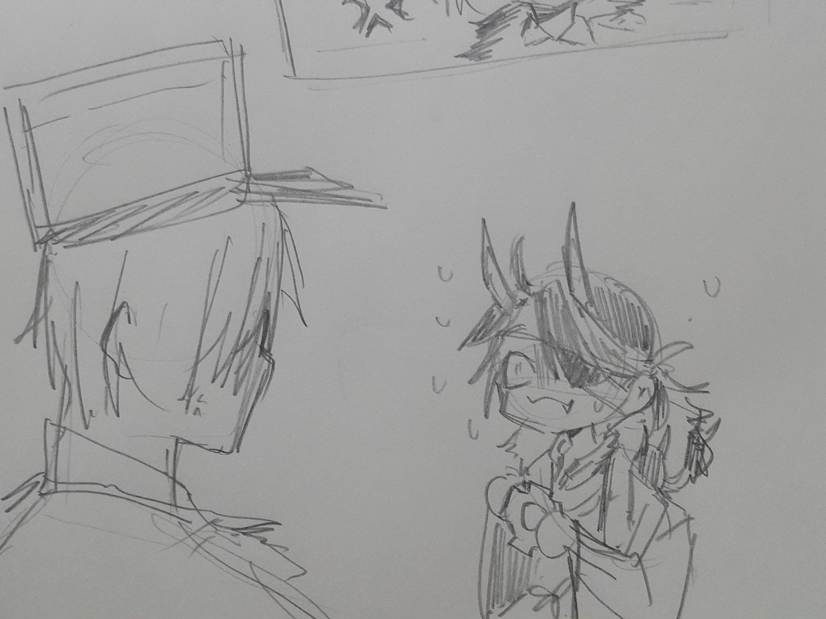 A thought. 
Train conductor allows Oni!Luca to board the train on one condition. He's not allowed to touch the machineries

Spoiler: Luca does it anyway 