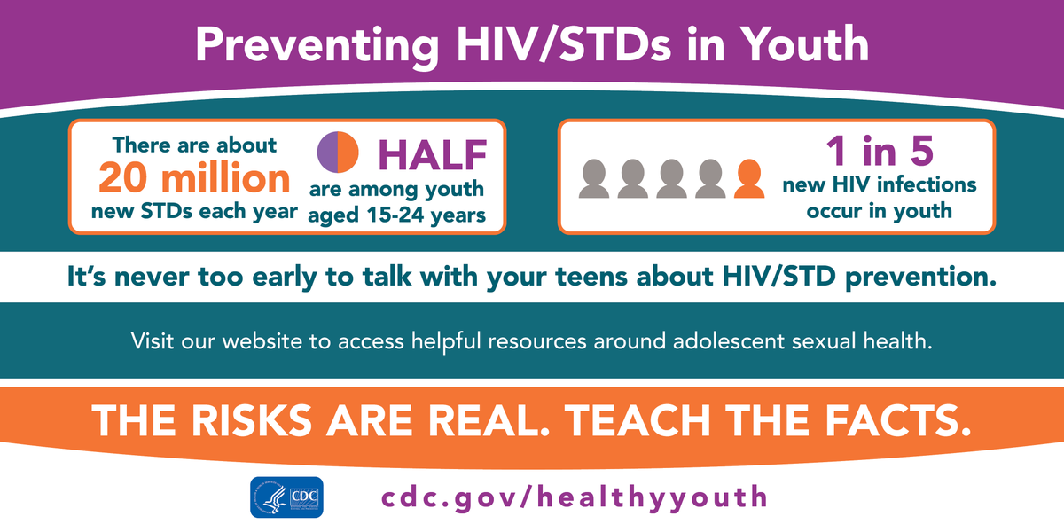 CDC_DASH's tweet photo. Today is World #SexualHealthDay. Sexually active youth can protect themselves from getting an #STD by using a condom each time they have sex and getting tested for STDs. Learn more: https://t.co/EX9ry08FVd. https://t.co/z8cUJ2udJa