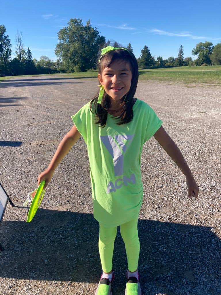 esperanzamonY's tweet photo. It is #funfriday and Alisa is ready for today’s neon party @YMCAGTA Bruce’s Mill camp!  Thanks to all staff and counselors that have made this summer super #fun while keeping our children #safe https://t.co/xh9YxGUysy