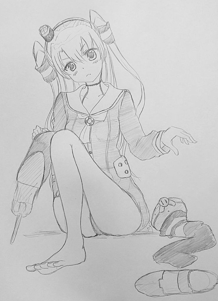 天津風ちゃんo(*≧∀≦)ノ

#艦これ版深夜の真剣お絵描き60分一本勝負
#艦これ版真剣お絵描き60分一本勝負_20200904
#毎日艦娘 