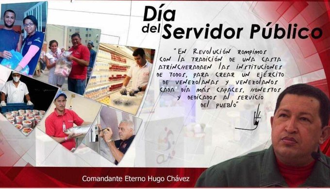 #04desept Hoy #DíaNacionaldelServidorPúblico felicito a los hombres y mujeres que se destacan en el fortaleciendo de los principios socialistas que llevan a la construcción de la Patria bolivariana. #EleccionesDemocraciayPaz <a href="/NicolasMaduro/">Nicolás Maduro</a> @psuvaristobulo <a href="/RosangelaOrozco/">Rosangela Orozco</a>