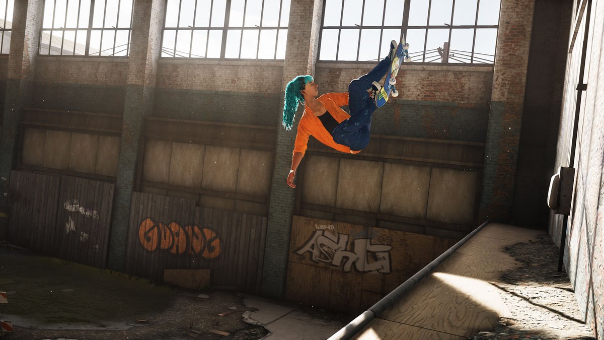 Activision's tweet photo. Available Now! Drop in and become the G.O.A.T. in Tony Hawkโs Pro Skater 1 and 2 today!
Get set to shred here: https://t.co/7gbPx3JmzK
#THPS @TonyHawkTheGame https://t.co/2odYwWn276